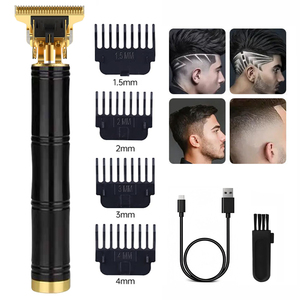 Rasoio Elettrico Ricaricabile per <span class=keywords><strong>Barba</strong></span> a Forma di Bambù OEM per Uomo, Trimmer per Peli del Corpo in Metallo - Product Image 1