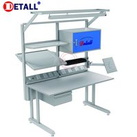 Station de travail électronique antistatique pour réparation de téléphones portables avec table et banc d'outils de réparation