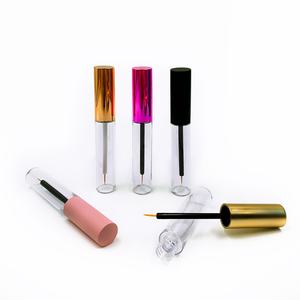 หลอดแปรงปัดขนตาพลาสติกสีทองหรูหราสวยงาม ขนาด 3 มล. 5 มล. 10 มล. บรรจุภัณฑ์เครื่องสำอางแบบหลอดเปล่า - Product Image 2