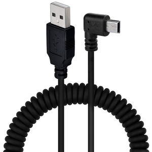 Cable de datos USB 2.0 en ángulo recto de 1.5M, Mini USB para cámara con conductor de cobre puro - Product Image 2