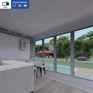 SQXC Casa Contenedor Modular Prefabricada <span class=keywords><strong>de</strong></span> Lujo <span class=keywords><strong>de</strong></span> 20 y 40 pies, con Dormitorio y Baño, Diseño Futurista Ecológico, Villa Prefabricada - Product Image 4