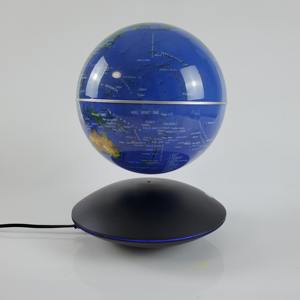 Globo Flotante Decorativo con Mapa, Levitación Magnética, Luz Nocturna LED con Degradado, Control Táctil, Enchufable, para Educación, Precio de Fábrica - Product Image 2