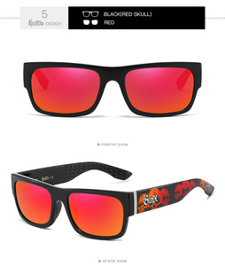 Lunettes de soleil de sport GCOTX, lunettes de soleil de marque rétro, vente en gros, verres carrés polarisés, protection UV pour hommes, moto - Product Image 6