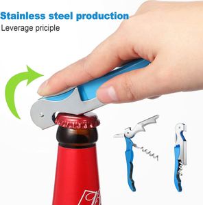 Tire-bouchon multifonction personnalisé avec logo, ouvre-bouteille de vin en acier inoxydable, couteau hippocampe, ouvre-bouteille de bière professionnel pour la cuisine, vente en gros - Product Image 5
