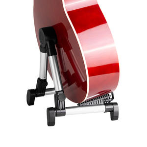 Soporte de guitarra plegable ajustable para ukelele, fábrica al por mayor, aleación de aluminio + Accesorios para instrumentos musicales de sílice, venta al por mayor - Product Image 6