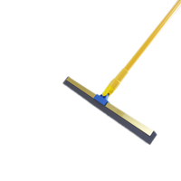 Serpillère de sol pivotante professionnelle en laiton durable avec lame en caoutchouc pour atelier, entrepôt et sols mouillés