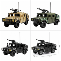 Kits de Construcción de Coches SWAT al por Mayor, Ladrillos de Batalla, Camión Armado, Modelo de Vehículo, Juguetes, Regalos para Niños, Set de Bloques de Construcción