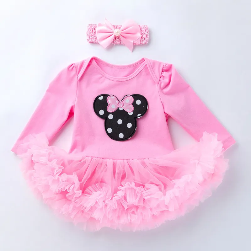 女の赤ちゃんのための新しいスタイルの2歳のプリンセスドレス