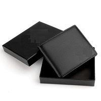 Portefeuille court en cuir pour homme, fermeture ouverte, vente en gros, personnalisable, design multi-fentes pour permis de conduire, doublure en polyester