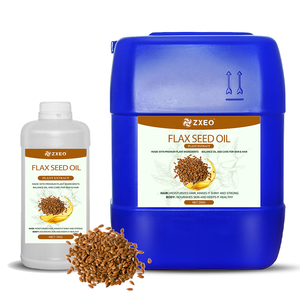 Olio di Semi di Lino 100% Puro Naturale Non Raffinato Pressato a Freddo per Cura della Pelle Massaggi e Capelli - Product Image 1