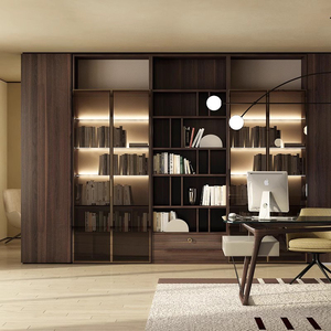 Customized Modern Whole House <strong>Bookshelf</strong> Integrated Living Room Study Dining Furniture Storage Cabinet with <strong>Wall</strong> Locker - Product Image 1