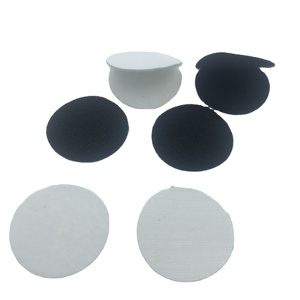 Points adhésifs personnalisés découpés sur mesure, blancs et noirs, double face, à forte adhérence, points auto-adhésifs à colle forte - Product Image 1