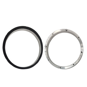Universal Solid Aluminum <b>Speaker</b> Gasket 6.5 Inch <b>Waterproof</b> Adapter For Car Audio Upgrades Silver Color Pair - Product Image 4