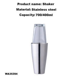 Outils pour Bar, <span class=keywords><strong>Barman</strong></span>, vin, bière, Cocktails, tasses en verre transparent en acier inoxydable, Boston Shaker, nouveauté Offre Spéciale - Product Image 2