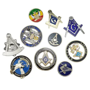 Personalizzato vari ordini fraterni di Eagles Freemason Auto Sticker Logo personalizzato disegni emblema per Auto massonico in metallo in lega