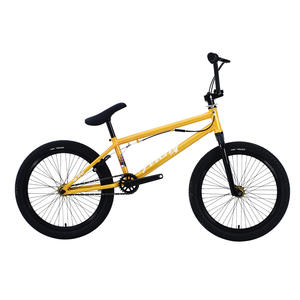 JOYKIE-Vélo <span class=keywords><strong>BMX</strong></span> <span class=keywords><strong>Freestyle</strong></span> en acier à haute résistance, <span class=keywords><strong>jante</strong></span> en alliage de 20 pouces avec frein en U, application Flatland à vitesse unique - Product Image 1