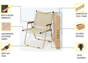 Hot Bán Trọng Lượng Nhẹ Kim Loại Cầm Tay Gấp Ghế Có Thể Gập Lại Bàn Và Ghế Đặt Ngoài Trời Bãi Biển Câu Cá Cắm Trại Biệt Thự Phòng Tập Thể Dục Sử Dụng - Product Image 5