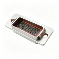 Connecteur J14B-34ZJ-120CM à 34 broches Micro-D de spécification militaire avec coque métallique, courant 2A, et câble blanc pour communication haute densité