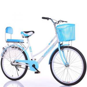 Bicicleta de alta calidad con marco de aluminio/acero para mujer, bici de ciudad, nueva velocidad - Product Image 4