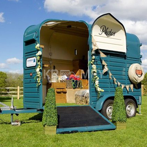 Remorque alimentaire classique pour café, multifonctionnelle, commerciale, pour la vente ambulante en plein air, chariot de vente de hot-dogs, de barbecue et de restauration rapide - Product Image 5