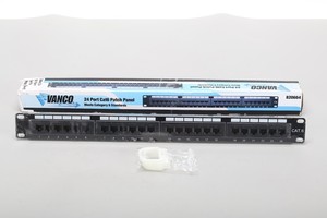 Vanco 820664 Patch CAT6 24 ports P24T-KAA avec accessoires - Nouvelle boîte ouverte - Product Image 1