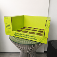 Caja de Cartón Corrugado Apilable, Ecológica y Moderna, para Exhibición de Calcetines PDQ en Supermercados