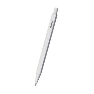 Stylo bille droit en acier inoxydable doré brillant avec époxy, design élégant à clic, promotion cadeau, écriture 1,0 mm, logo personnalisable - Product Image 2