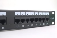 16 ports 24 48 ports Cat5e cat 6 Cat6a cat7 cat6 UTP panneau de raccordement rack stp 24 ports panneau de raccordement