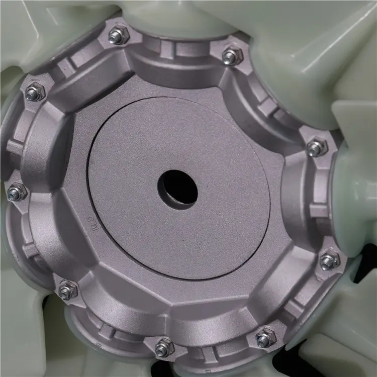 Pale del ventilatore assiali di Nylon regolabili del generatore Diesel dell'oem della fabbrica per il gruppo elettrogeno Diesel di WEICHAI 50kw-800kw