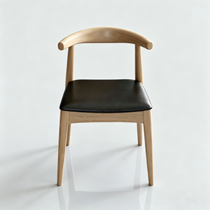 Silla Moderna de Madera para Sala de Estar, Respaldo Sólido, Diseño Ergonómico, Muebles para el Hogar, para Pisos Duros - Product Image 1