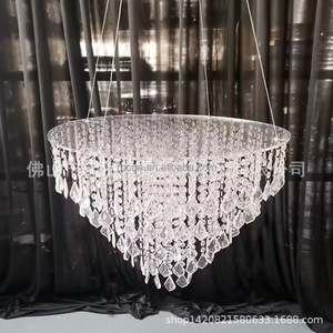 Candelabro <span class=keywords><strong>de</strong></span> cuentas <span class=keywords><strong>de</strong></span> cristal Diamante suspendido colgante soporte para <span class=keywords><strong>pastel</strong></span> columpio <span class=keywords><strong>pastel</strong></span> acrílico <span class=keywords><strong>pastel</strong></span> plato Topper decoración nupcial <span class=keywords><strong>de</strong></span> la boda - Product Image 2