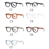 Lunettes anti-lumière bleue classiques à monture ronde tendance 2026 pour hommes et femmes, universelles