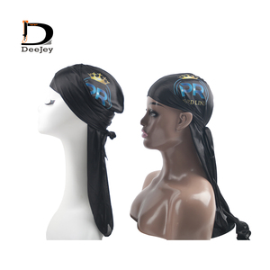 Bandana pour hommes, Durag, Turban, couvre-chef tendance en tissu soyeux, convient à un costume de Pirate - Product Image 2
