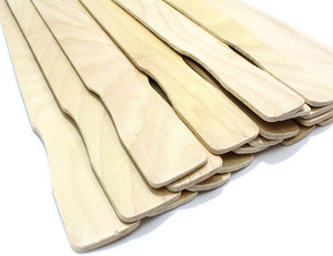 Bâtonnets à peinture de 12 pouces de long, bâtonnets à peinture multi-usages, bâtonnets plats en <span class=keywords><strong>bois</strong></span> pour l'artisanat, pagaies, agitateurs - Product Image 3