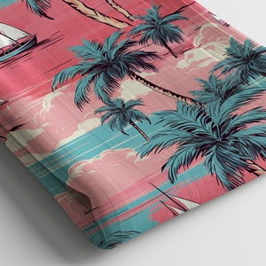 Tissu jersey imprimé en mélange de bambou et de nylon pour vêtements de performance, 220 GSM, forte extensibilité, vente en gros par rouleau - Product Image 3