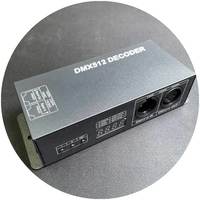 Haute qualité 4A 4 canaux dmx contrôleur PWM Signal de contrôle affichage numérique DMX512 décodeur pour bande RGBW