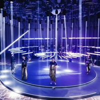 Le prix d'usine de Guangzhou a mené la boule de sphère DMX RGBW lumières cinétiques menées colorées de boule