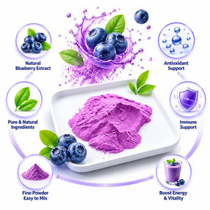 <span class=keywords><strong>Poudre</strong></span> de jus de fruits de myrtille biologique pure 5% Anthocyania - Product Image 6
