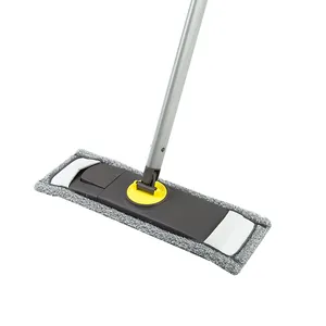 Jehonn High Quality 360 Rotating Head Microfiber Easy Floor Cleaning Magic Flat Mop With Easy To Disassemble Mop Pad