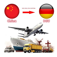 Agente de envío a Alemania, transitario DDP puerta a puerta FCL LCL, barco de carga aéreo desde China a Europa, Despacho de exportación
