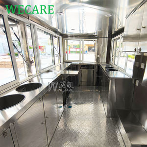 WECARE - Remolque de Comida Móvil, Carrito de Comida, Barra de Vinos, Café y Jugos, Totalmente Equipado, <span class=keywords><strong>Camión</strong></span> de Comida <span class=keywords><strong>para</strong></span> Pizza, Remolque de Concesión <span class=keywords><strong>para</strong></span> <span class=keywords><strong>Hot</strong></span> Dogs - Product Image 6