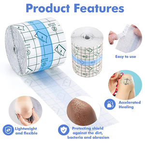 Perban luka PU bedah tetap balutan perban luka transparan sejuk 15cm x 5m - Product Image 2