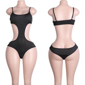 ชุดเต้นรำแบบโลหะ ชุดชั้นในแบบสตริปเปอร์ ชุดบอดี้สูทแบบแปลกใหม่ ชุดคลับแวร์ ชุดเต้นรำ ชุดแสดงบนเสา ชุดคอสตูมไนต์คลับ - Product Image 2