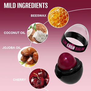 OEM Moisturizing Hydrating Dry <b>Lips</b> Plumping Softening Smooth Fine Lines Improve <b>Lip</b> Elasticity Natural Radiance Cherry <b>Lip</b> Balm - Product Image 4