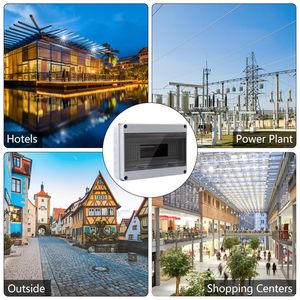 Boîtier de distribution extérieur étanche en plastique ABS HT2, niveau de protection IP65, pour instruments électroniques - Product Image 3