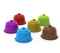 YOU ZHEN Capsules de café expresso jetables en plastique compatibles avec Gusto, dosettes vides avec filtre en papier, impression de logo personnalisée