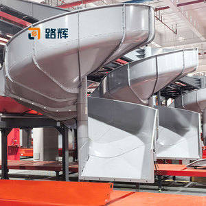 Duy nhất nhập xoắn ốc <span class=keywords><strong>CHUTE</strong></span> bưu kiện trọng lực trượt Chiều cao Modular cài đặt cho thương mại điện tử kho hậu cần - Product Image 4