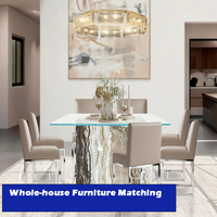 Projet d'appartement, service de design d'intérieur moderne de luxe italien, rendu 3D, décoration intérieure