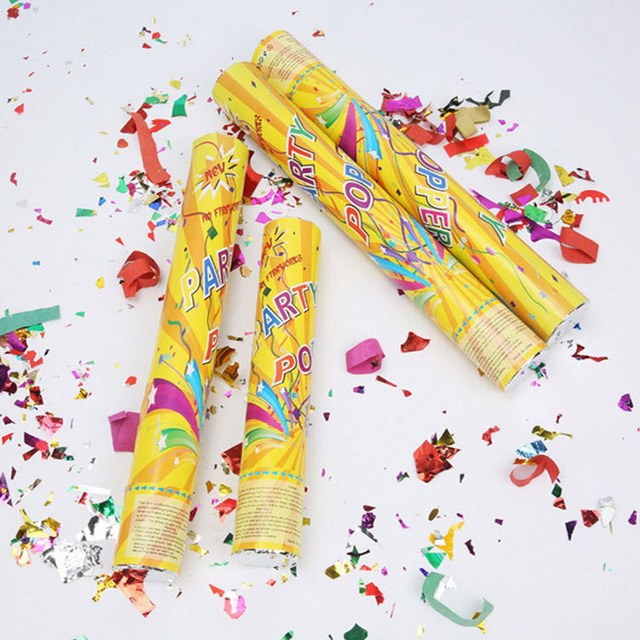30 40 50 60 cm Party Popper Confetti Cannons Twist Poppers for Christmas Birthday Wedding Grand Opening and Stage Show Events