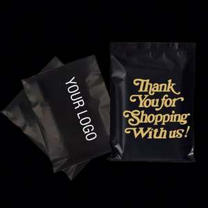 Emballage d'expédition de vêtements biodégradable respectueux de l'environnement 14 x 19 po, sacs d'expédition de remerciement, sacs d'expédition poly pour petites entreprises - Product Image 1